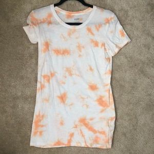 PINK Orange Tie-Dye T-Shirt